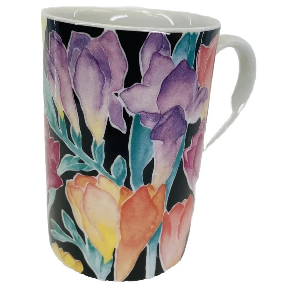 DUNOON TULIPS‎ By Christine Chadwick Coffee/Tea Mug Made In  Scotland NW/OTs